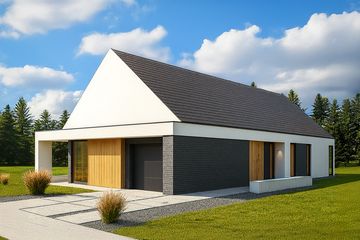  Projekt domu A-20 (PZB1047) - projekt domu parterowego - Zdjęcie 1