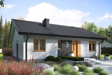  Projekt domu Mini 3 energo (WRC2689) - projekt domu parterowego - Zdjęcie 1