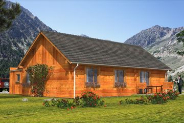  Projekt domu A-140 Dom z bali (BBD1266) - projekt domu parterowego - Zdjęcie 3