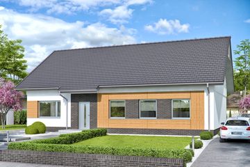  Projekt domu Domena 103 (WRW1301) - projekt domu parterowego - Zdjęcie 1