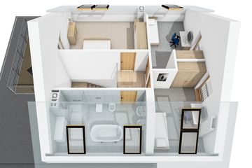  Projekt domu Mini 2 G1 energo (WRC2690) - projekt domu parterowego z poddaszem - Zdjęcie 7