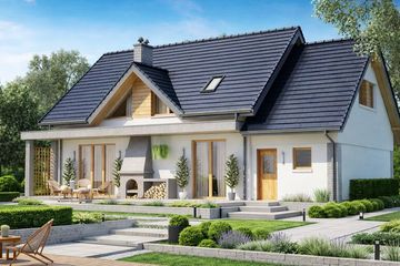  Projekt domu BW-36 wariant 7 (JGC1181) - projekt domu parterowego z poddaszem - Zdjęcie 3