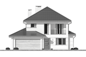  Projekt domu Kasjopea 7 wariant B (WAH1729) - projekt domu parterowego - Zdjęcie 1