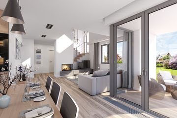  Projekt domu Tango wariant B (WAH1756) - projekt domu parterowego z poddaszem - Zdjęcie 7