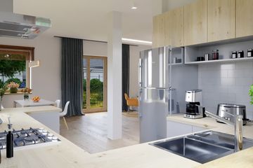  Projekt domu Przygoda 2 wariant B (WAH1742) - projekt domu parterowego z poddaszem - Zdjęcie 4