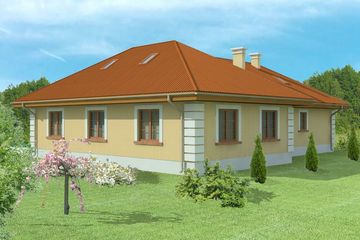  Projekt domu At-87 (BSK1011) - projekt domu parterowego - Zdjęcie 2