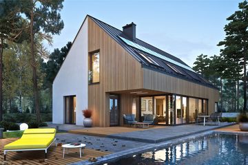  Projekt domu Daniel V G2 energo plus (WRC2693) - projekt domu parterowego z poddaszem - Zdjęcie 2