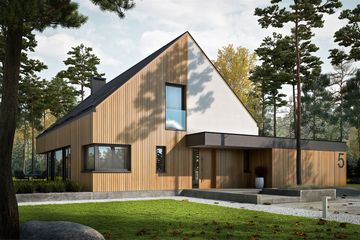  Projekt domu Daniel V G2 energo plus (WRC2693) - projekt domu parterowego z poddaszem - Zdjęcie 3