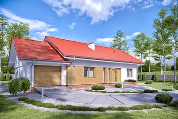  Projekt domu TK200G (WAK1084) - projekt domu parterowego - Zdjęcie 1