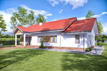  Projekt domu TK200G (WAK1084) - projekt domu parterowego - Zdjęcie 2