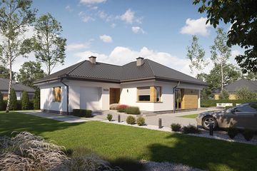  Projekt domu TK234 (WAK1085) - projekt domu parterowego - Zdjęcie 1