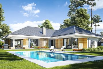  Projekt domu Wyjątkowy (WAH1842) - projekt domu parterowego - Zdjęcie 5