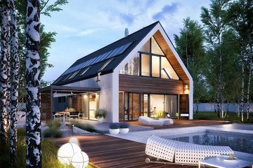  Projekt domu EX 19 G2 energo plus (WRC2697) - projekt domu parterowego z poddaszem - Zdjęcie 3