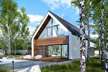  Projekt domu EX 19 G2 energo plus (WRC2697) - projekt domu parterowego z poddaszem - Zdjęcie 4