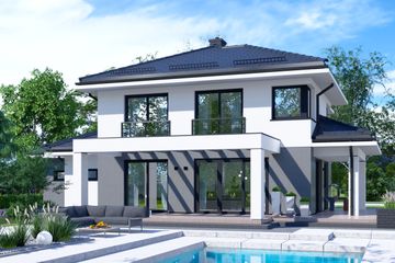  Projekt domu APS 300 + 2G (LUA1397) - projekt domu z pełnym piętrem - Zdjęcie 2