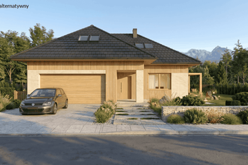 Projekt domu Alaris II G2 - parterowy z poddaszem dom o powierzchni 123,88 m², dach wielospadowy - ujęcie 7