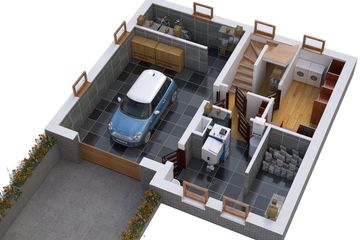  Projekt domu BW-53 wariant 1 (JGC1185) - projekt domu parterowego z poddaszem - Zdjęcie 5