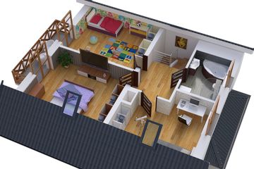  Projekt domu BW-53 wariant 1 (JGC1185) - projekt domu parterowego z poddaszem - Zdjęcie 6