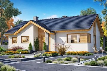  Projekt domu BW-39 wariant 2 (JGC1182) - projekt domu parterowego - Zdjęcie 3