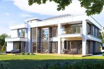  Projekt domu Willa Floryda 2 (WAH1843) - projekt domu z pełnym piętrem - Zdjęcie 4