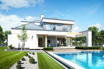  Projekt domu Willa Floryda 3 (WAH1844) - projekt domu z pełnym piętrem - Zdjęcie 5