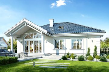  Projekt domu na Parkowej 4 (WAH1846) - projekt domu parterowego z poddaszem - Zdjęcie 2