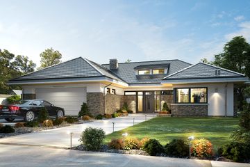  Projekt domu Wyjątkowy 2 (WAH1848) - projekt domu parterowego - Zdjęcie 2