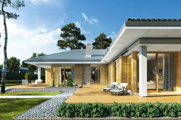  Projekt domu Wyjątkowy 3 (WAH1852) - projekt domu parterowego - Zdjęcie 2