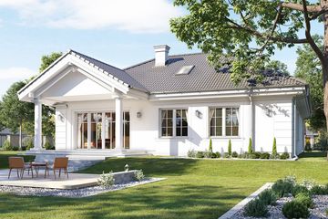  Projekt domu na parkowej 3 (WAH1853) - projekt domu parterowego - Zdjęcie 2