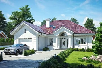  Projekt domu na parkowej 5 (WAH1854) - projekt domu parterowego - Zdjęcie 3