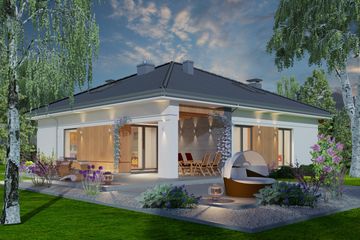  Projekt domu Domidea 1 w2 (WAC1093) - projekt domu parterowego - Zdjęcie 6