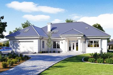  Projekt domu Willa Parkowa 5 (WAH1857) - projekt domu parterowego z poddaszem - Zdjęcie 1