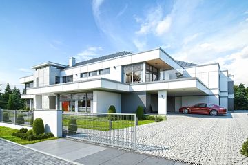  Projekt domu Rezydencja Floryda (WAH1858) - projekt domu z pełnym piętrem - Zdjęcie 3