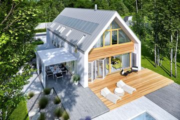  Projekt domu EX 19 II G2 energo plus (WRC2698) - projekt domu parterowego z poddaszem - Zdjęcie 5