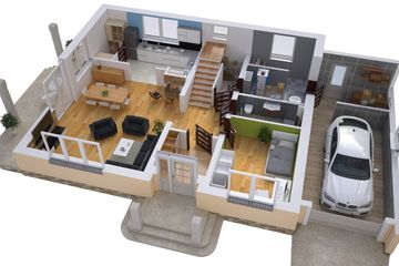  Projekt domu BW-46 wariant 4 (JGC1190) - projekt domu parterowego z poddaszem - Zdjęcie 3