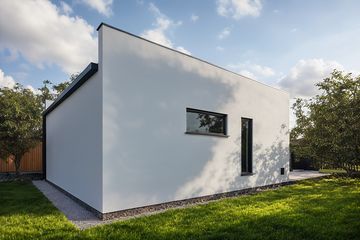  Projekt garażu G355 - Budynek garażowo - gospodarczy (PRA1379) - projekt garażu parterowego - Zdjęcie 2