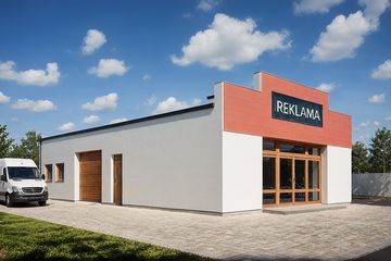  Projekt budynku biurowego G358 - Budynek magazynowo - biurowy (PRA1380) - projekt budynku parterowego - Zdjęcie 1