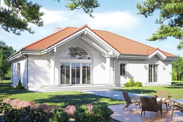  Projekt domu Rezydencja Parkowa 3 D (WAH1865) - projekt domu parterowego z poddaszem - Zdjęcie 2