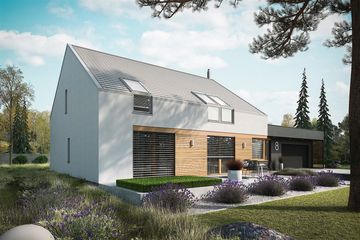  Projekt domu EX 18 G2 energo plus (WRC2700) - projekt domu parterowego z poddaszem - Zdjęcie 2