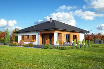  Projekt domu Arkowo g2 (KRP2142) - projekt domu parterowego - Zdjęcie 2