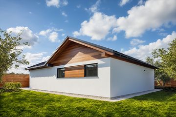  Projekt garażu G360 - Budynek garażowo - gospodarczy (PRA1382) - projekt garażu parterowego - Zdjęcie 2