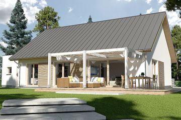  Projekt domu Diament A (WRD2705) - projekt domu parterowego - Zdjęcie 2