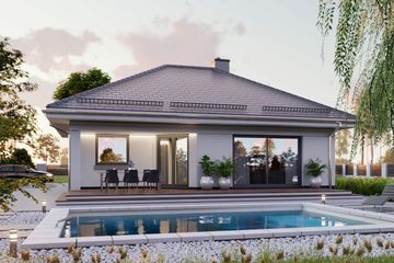  Projekt domu APS 030 + 2G (LUA1398) - projekt domu parterowego - Zdjęcie 4