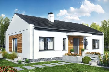  Projekt domu Terrier 6 bez garażu (WRL1051) - projekt domu parterowego - Zdjęcie 1