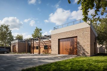  Projekt garażu G354 - Budynek garażowo - gospodarczy (PRA1385) - projekt garażu parterowego - Zdjęcie 1