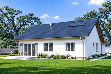 Projekt domu N4-G2 - parterowy dom o powierzchni 95,52 m², dach dwuspadowy - ujęcie 3