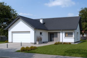  Projekt domu N4-G2 (KKG1001) - projekt domu parterowego - Zdjęcie 1