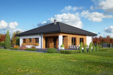  Projekt domu Arkowo+senior (KRP2146) - projekt domu parterowego - Zdjęcie 2