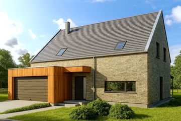  Projekt domu Iryd (WOW1017) - projekt domu parterowego z poddaszem - Zdjęcie 1