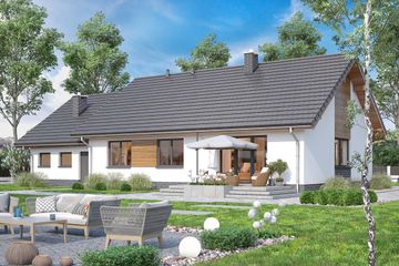  Projekt domu Mokka 5 s2 (WOF1109) - projekt domu parterowego - Zdjęcie 2